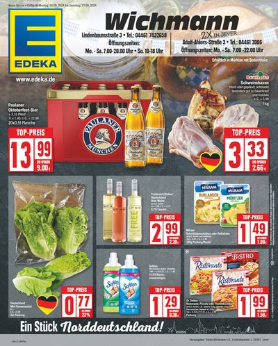 EDEKA Katalog in Wangerland | Große Auswahl an Angeboten | 15.9.2024 - 21.9.2024