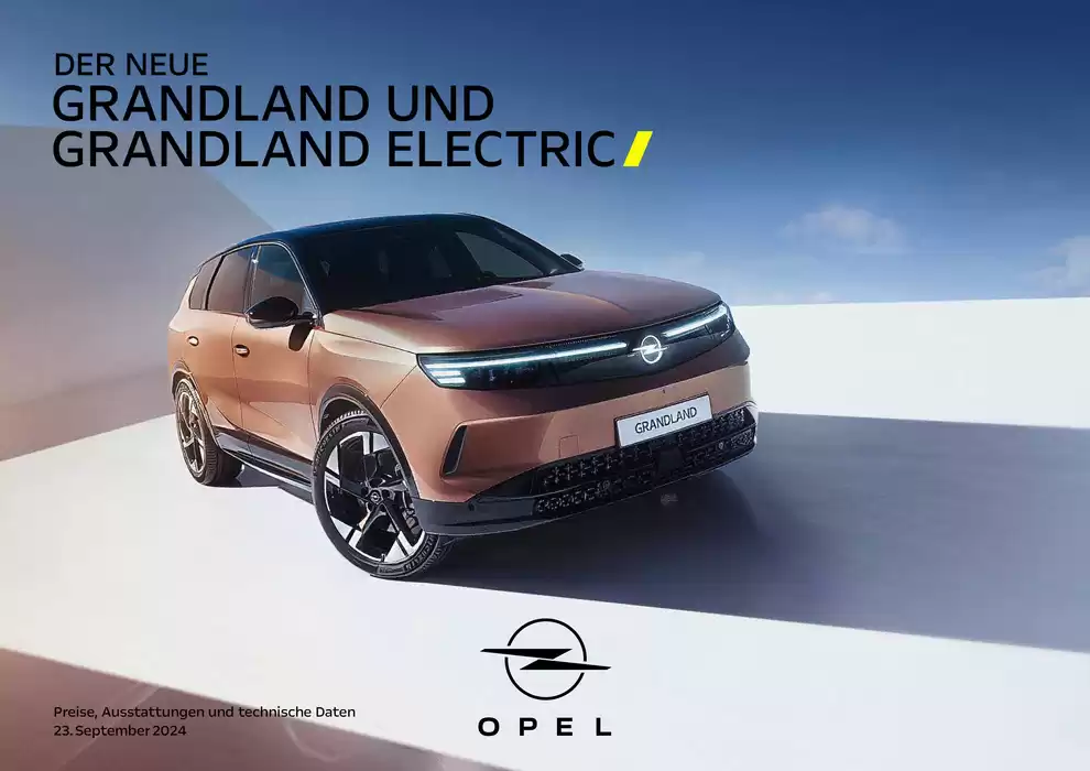 Opel Katalog in Schwerin | Opel Neuer Grandland | 27.9.2024 - 27.9.2025