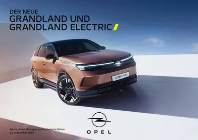 Opel Katalog in Köthen (Anhalt) | Opel Neuer Grandland | 27.9.2024 - 27.9.2025