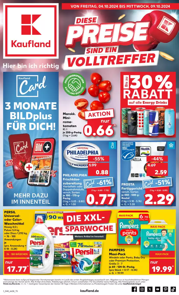 Kaufland Katalog in Schweinfurt | Exklusive Deals für unsere Kunden | 29.9.2024 - 9.10.2024