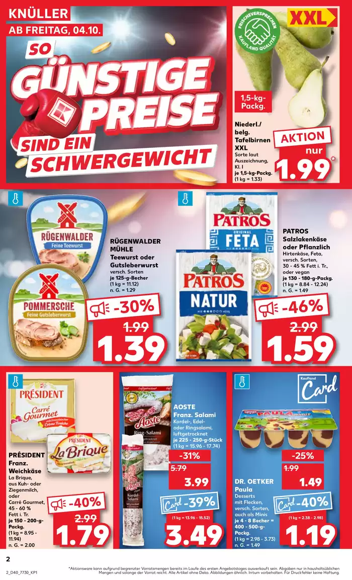 Kaufland Katalog in Schweinfurt | Exklusive Deals für unsere Kunden | 29.9.2024 - 9.10.2024