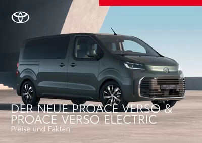 Toyota Katalog in Dortmund | Toyota Der neue Proace Verso/Proace Verso Electric | 2.10.2024 - 2.10.2025