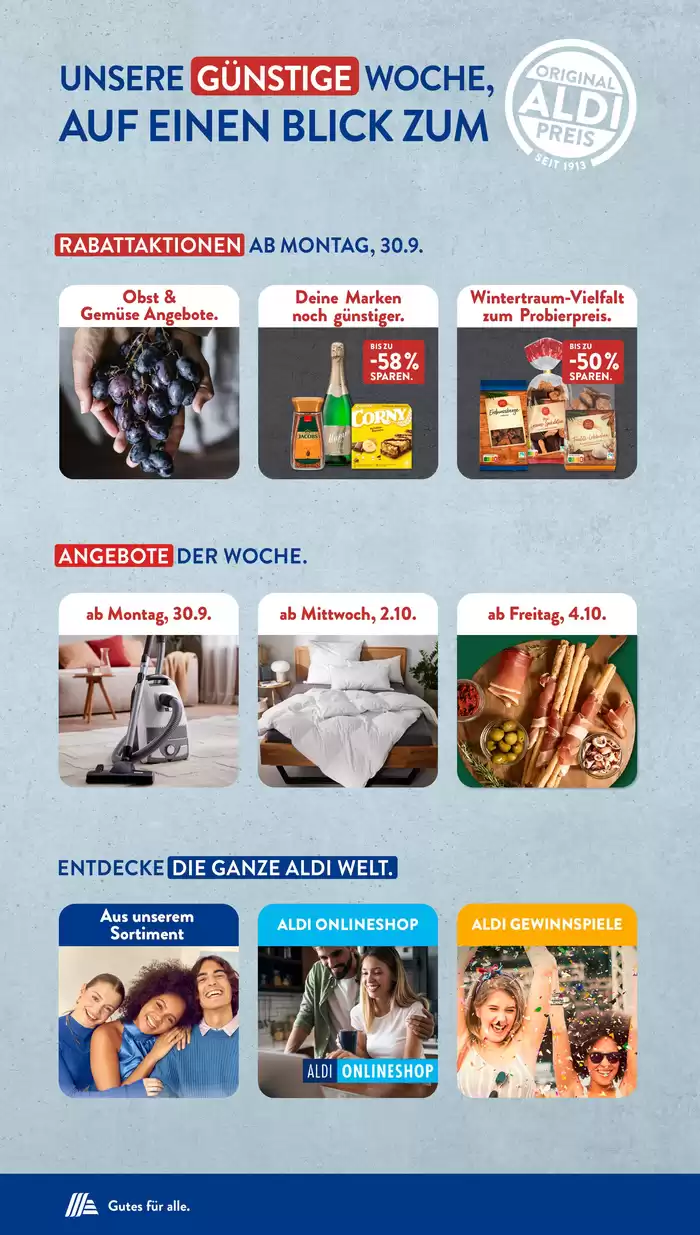 Aldi Süd Katalog in Tuttlingen | ALDI SÜD Prospekt: aktuelle Angebote | 30.9.2024 - 5.10.2024