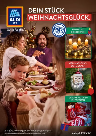 Aldi Süd Katalog in Linnich | ALDI SÜD - Weihnachten-Deko-2024 | 12.10.2024 - 26.10.2024