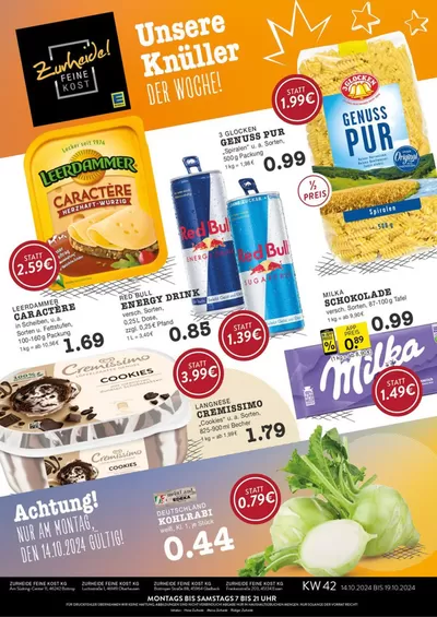 Edeka Zurheide Katalog in Essen | Wochenangebote EDEKA Essen | 13.10.2024 - 27.10.2024