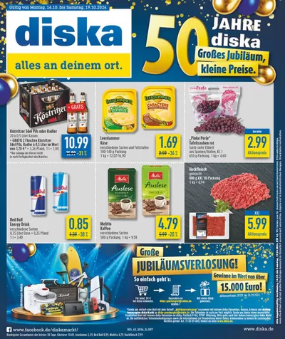 diska Katalog in Erlangen | Diska flugblatt | 14.10.2024 - 28.10.2024