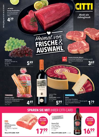 CITTI Markt Katalog in Rostock | Wochenangebote | 16.10.2024 - 22.10.2024