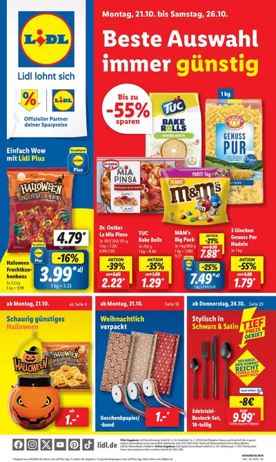 Lidl Katalog in Berlin | Exklusive Schnäppchen | 21.10.2024 - 26.10.2024