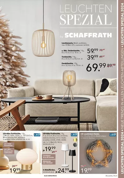 Schaffrath Katalog in Düsseldorf | Schaffrath BW Leuchten | 19.10.2024 - 2.11.2024