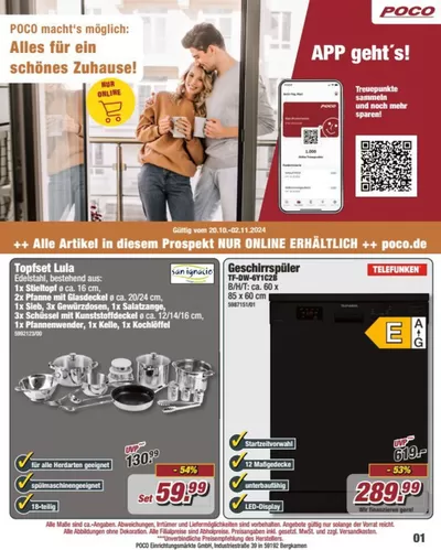 Poco Katalog in Großalmerode | Tolles Angebot für Schnäppchenjäger | 20.10.2024 - 2.11.2024