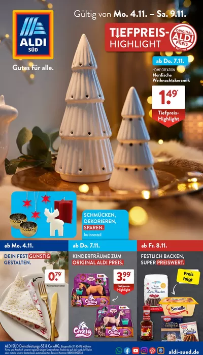 Aldi Süd Katalog in Bottrop | Attraktive Sonderangebote für alle | 4.11.2024 - 9.11.2024