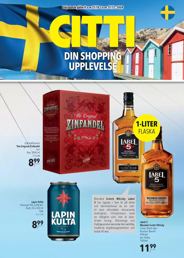 CITTI Markt Katalog in Flensburg | Schweden-Werbung | 21.10.2024 - 31.12.2024