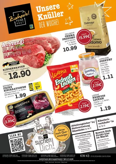 Edeka Zurheide Katalog in Essen | Wochenangebote EDEKA Oberhausen | 20.10.2024 - 3.11.2024