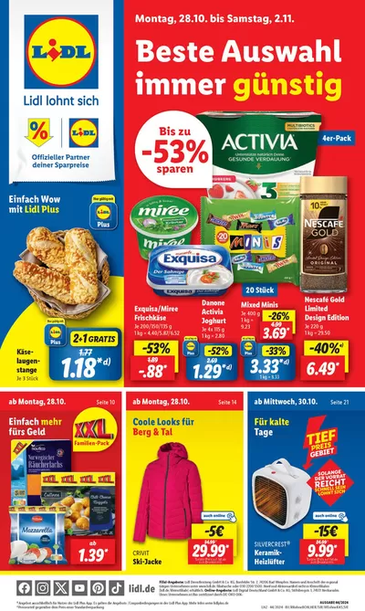 Lidl Katalog in Pforzheim | Top-Deals und Rabatte | 28.10.2024 - 2.11.2024