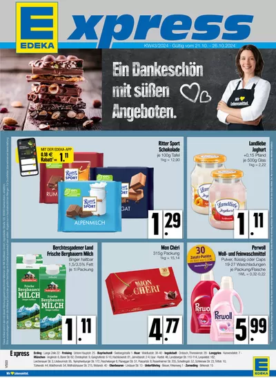 Angebote von Supermärkte in München | Attraktive Sonderangebote für alle in EDEKA | 20.10.2024 - 26.10.2024