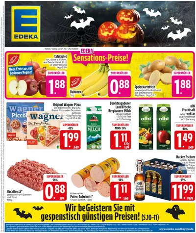 Angebote von Supermärkte in München | Jetzt sparen mit unseren Deals in EDEKA | 20.10.2024 - 26.10.2024