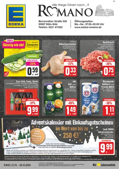 EDEKA Katalog in Köln | Exklusive Schnäppchen | 20.10.2024 - 26.10.2024