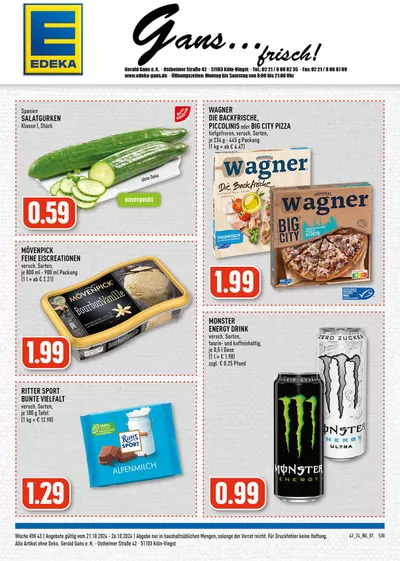 EDEKA Katalog in Köln | Tolles Angebot für alle Kunden | 20.10.2024 - 26.10.2024