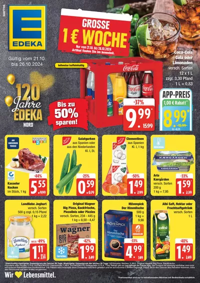 EDEKA Katalog in Rostock | Große Auswahl an Angeboten | 20.10.2024 - 26.10.2024