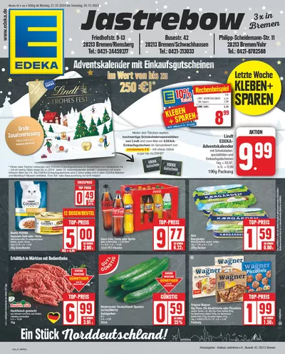 EDEKA Katalog in Oldenburg | Tolles Angebot für Schnäppchenjäger | 20.10.2024 - 26.10.2024