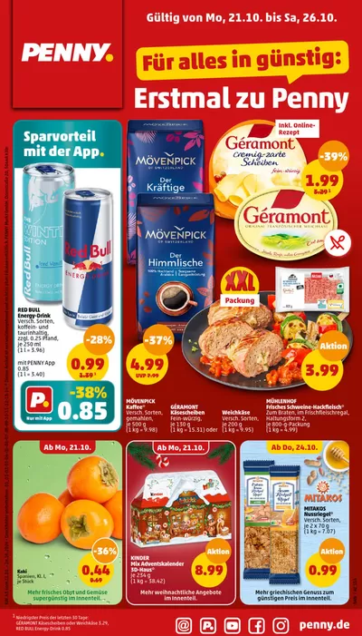 Angebote von Discounter in Hamburg | Exklusive Deals für unsere Kunden in Penny | 21.10.2024 - 26.10.2024