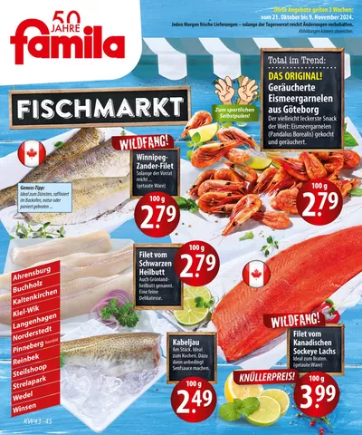 famila Katalog in Hamburg | Fischmarkt | 20.10.2024 - 9.11.2024