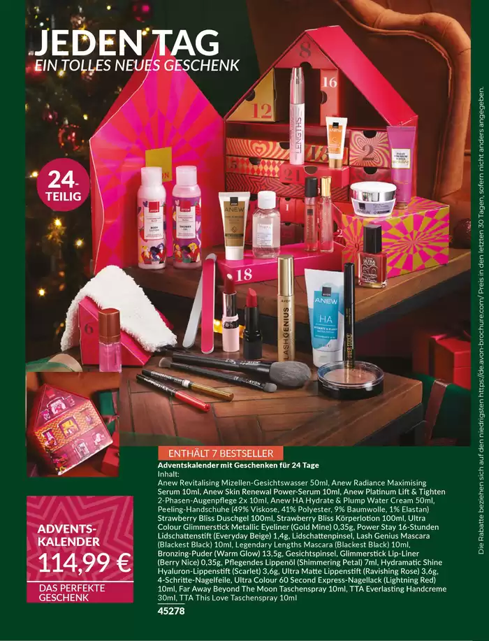 AVON Katalog | Brochure AVON Weihnachts-Flyer | 22.10.2024 - 5.11.2024