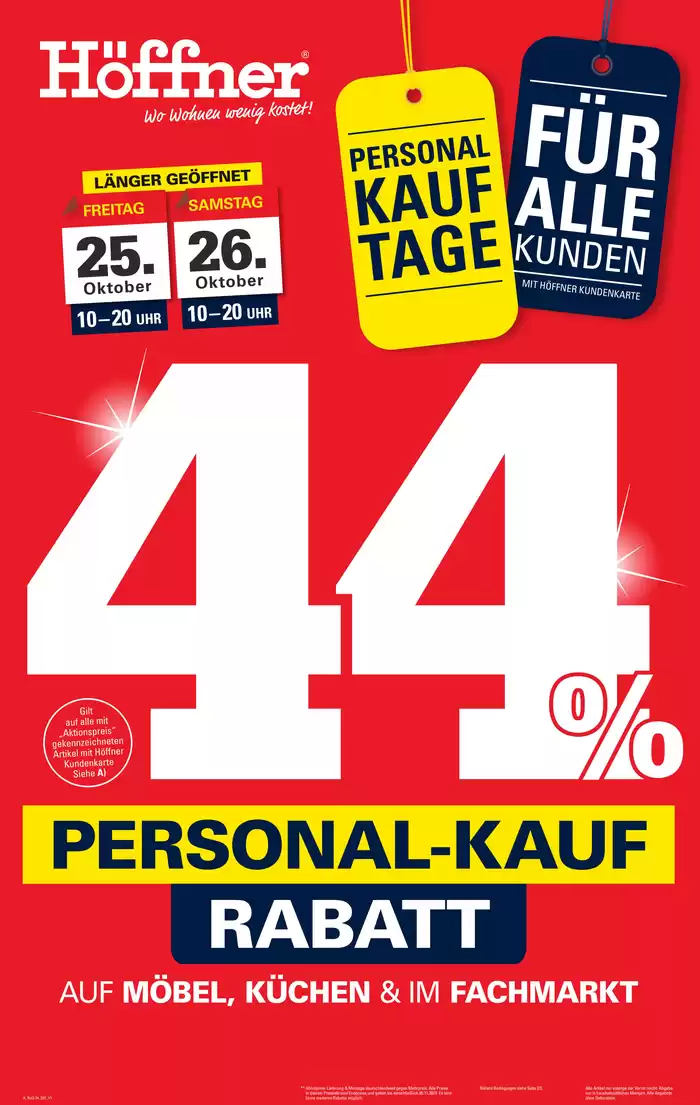 Höffner Katalog in Köln | Höffner flugblatt | 23.10.2024 - 5.11.2024