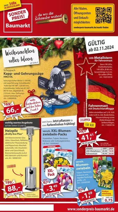 Sonderpreis Baumarkt Katalog in Willmering | Aktuelle woche Sonderpreis Baumarkt | 26.10.2024 - 9.11.2024