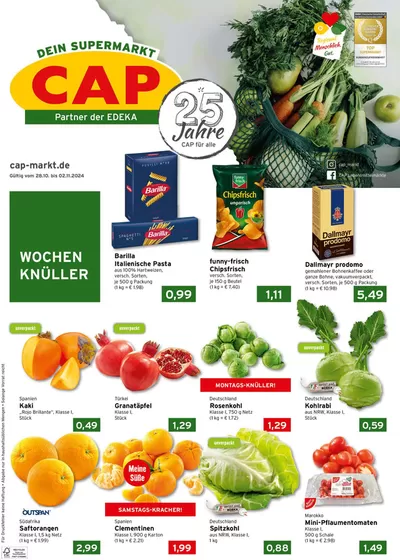 CAP Markt Katalog in Bochum | Tolle Rabatte auf ausgewählte Produkte | 28.10.2024 - 2.11.2024