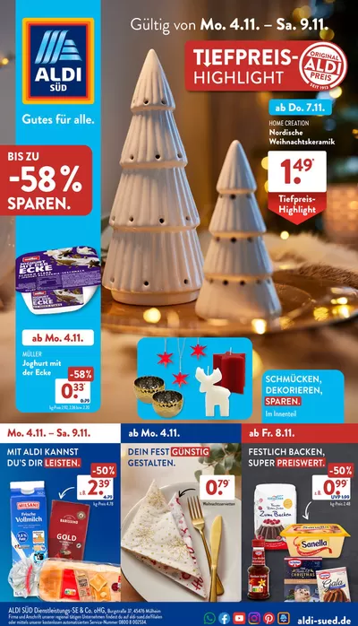 Aldi Süd Katalog in Dormagen | Große Auswahl an Angeboten | 4.11.2024 - 9.11.2024