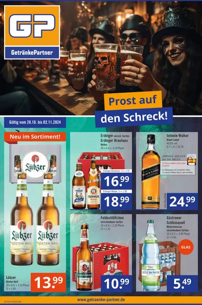 Angebote von Supermärkte in Flensburg | Tolles Angebot für Schnäppchenjäger in GetränkePartner | 27.10.2024 - 10.11.2024