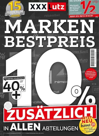 Angebote von Möbelhäuser in Heidelberg | Jetzt sparen mit unseren Deals in XXXLutz | 28.10.2024 - 10.11.2024