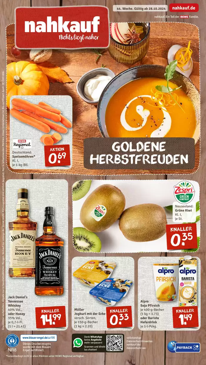 nahkauf Katalog in Ritterhude | Top-Deals und Rabatte | 27.10.2024 - 2.11.2024