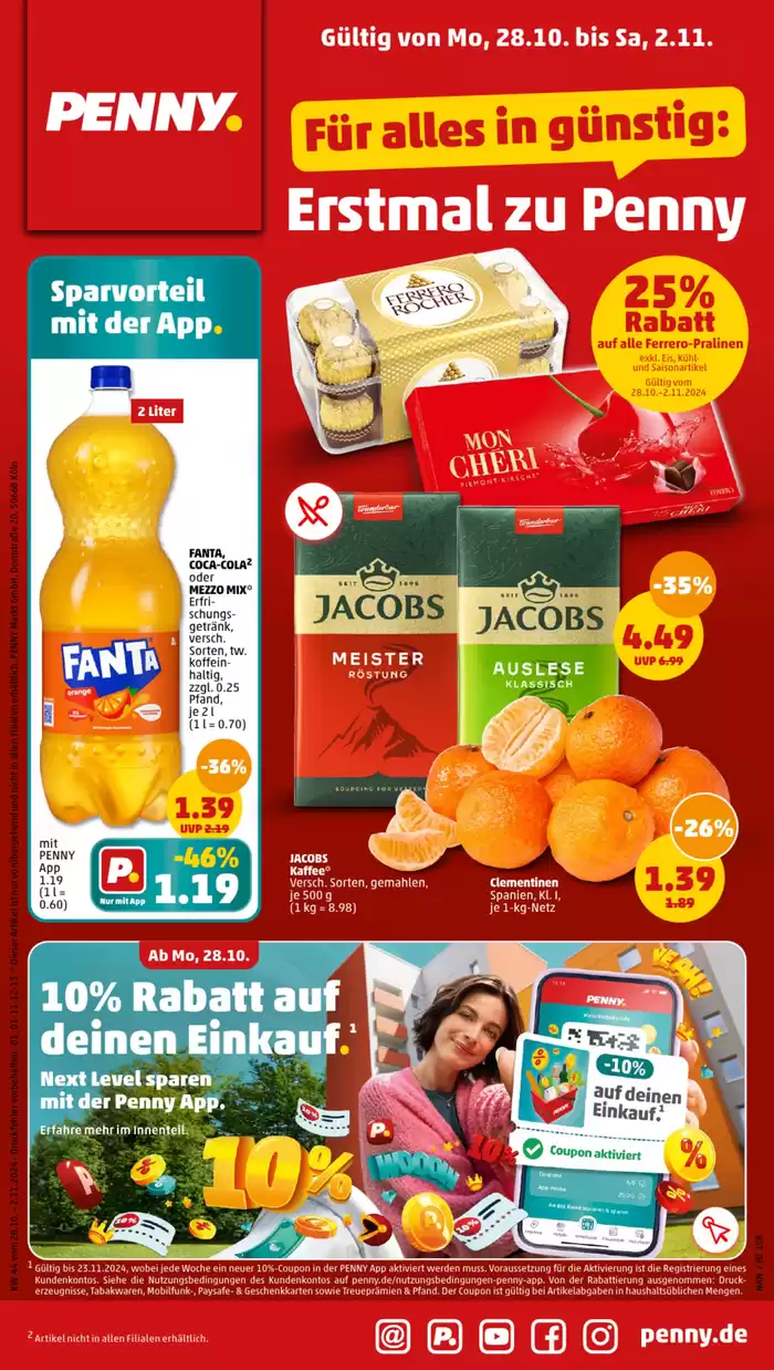 Penny Katalog in Bad Lobenstein | Aktuelle Deals und Angebote | 28.10.2024 - 2.11.2024