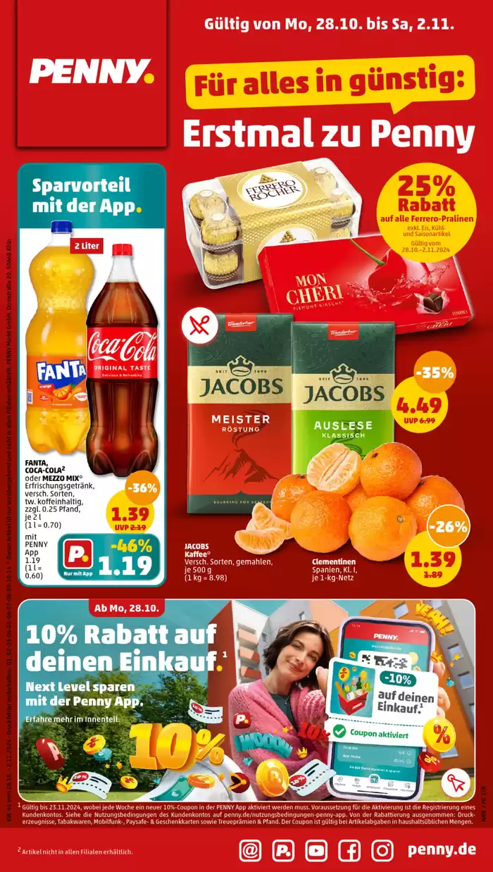 Penny Katalog in Hockenheim | Jetzt sparen mit unseren Deals | 28.10.2024 - 2.11.2024