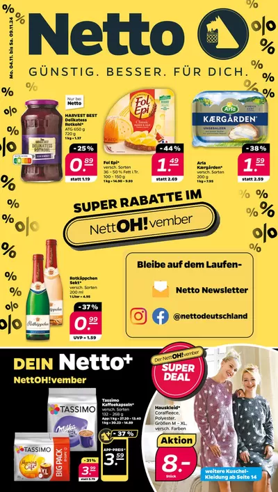 Netto Katalog in Alt Mölln | Aktuelle Schnäppchen und Angebote | 3.11.2024 - 9.11.2024