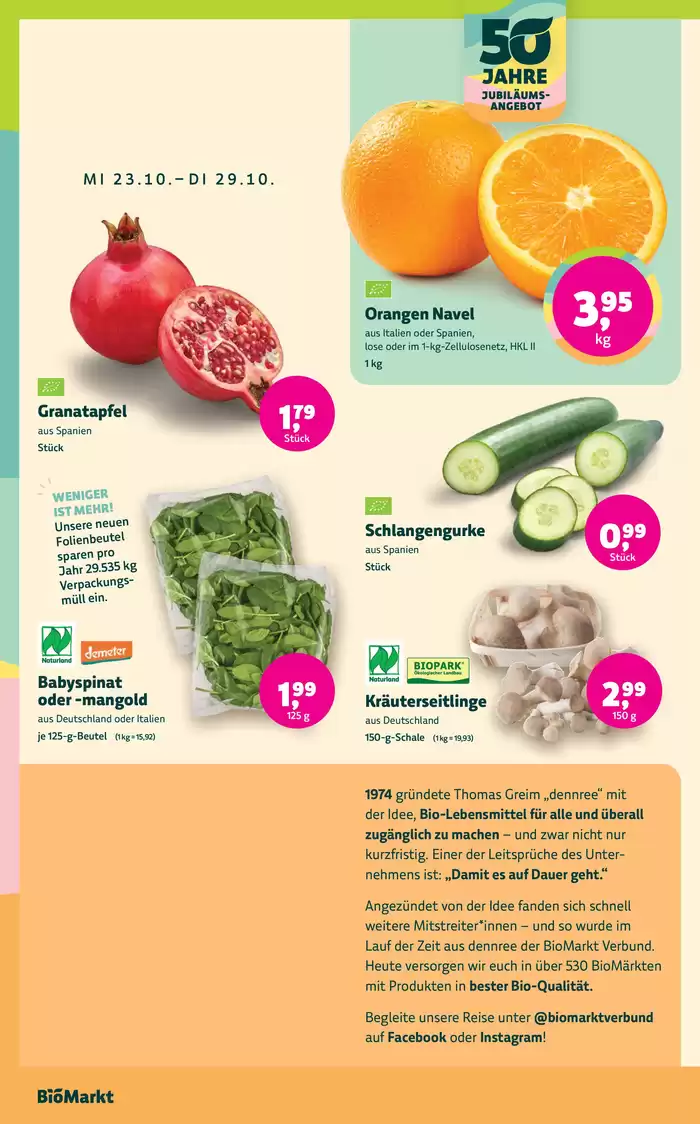 BioMarkt Katalog in Stralsund |  Aktuelle Angebote | 29.10.2024 - 5.11.2024