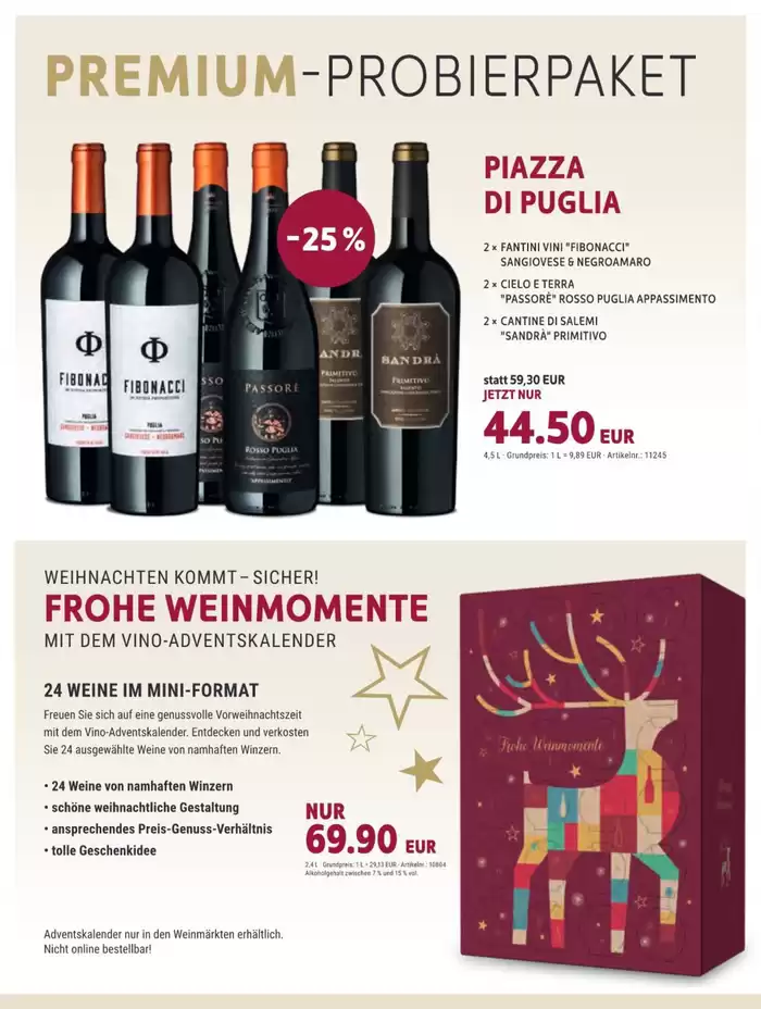 Vino Weinmarkt Katalog in Köln | Funkelde Weinmomente | 29.10.2024 - 24.11.2024