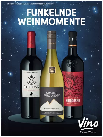 Angebote von Supermärkte in Aachen | Funkelde Weinmomente in Vino Weinmarkt | 29.10.2024 - 24.11.2024