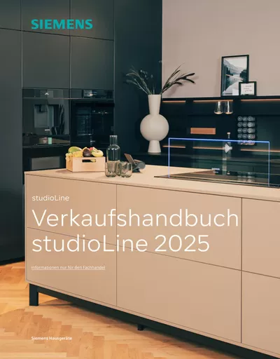 Angebote von Elektromärkte in Netphen | Verkaufshandbuch studioLine 2025 in SIEMENS | 29.10.2024 - 31.12.2025