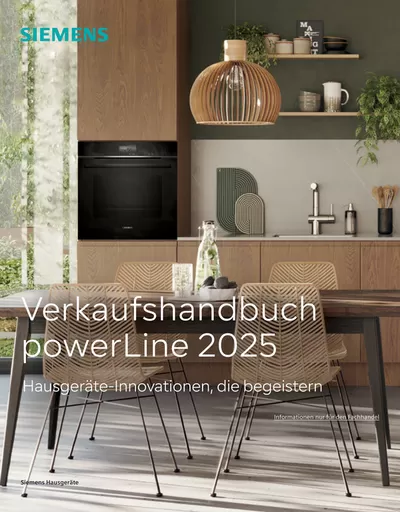 Angebote von Elektromärkte in Dinslaken | Verkaufshandbuch powerLine 2025 in SIEMENS | 29.10.2024 - 31.12.2025