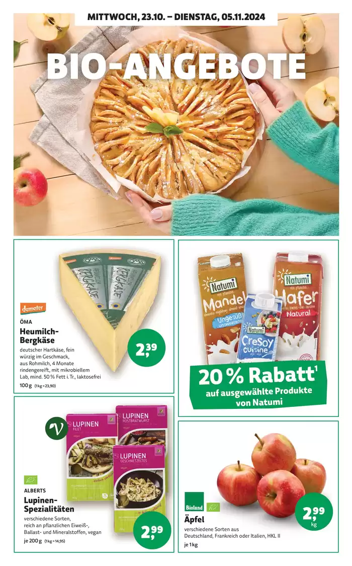 Erdi Biomarkt Katalog in Ostfildern | Bio-Angebote | 29.10.2024 - 5.11.2024