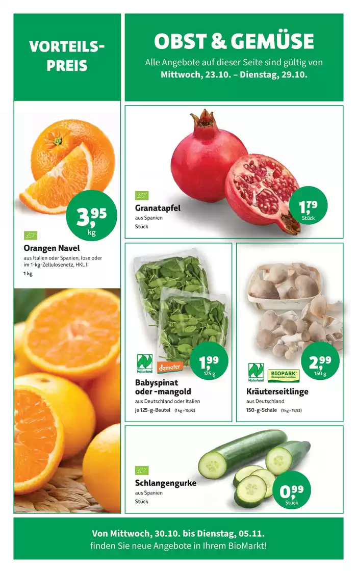 Erdi Biomarkt Katalog in Ostfildern | Bio-Angebote | 29.10.2024 - 5.11.2024