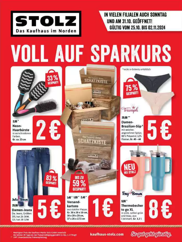 Stolz Katalog in Barth | Voll Auf Sparkurs | 29.10.2024 - 2.11.2024