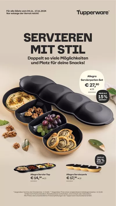 Tupperware Katalog in Hatten | Attraktive Angebote entdecken | 4.11.2024 - 17.11.2024