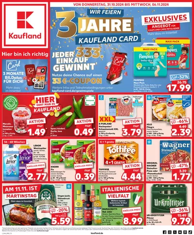 Kaufland Katalog in Ahrensfelde | Attraktive Angebote entdecken | 31.10.2024 - 6.11.2024