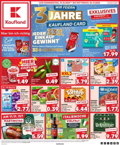 Kaufland Katalog in Ahrensfelde | Exklusive Schnäppchen | 31.10.2024 - 6.11.2024