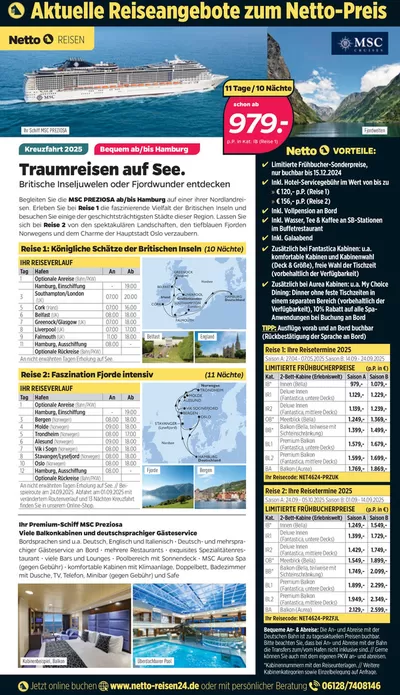 Angebote von Kaufhäuser in Kleinmachnow | Top-Angebote für Sparfüchse in Netto | 10.11.2024 - 16.11.2024