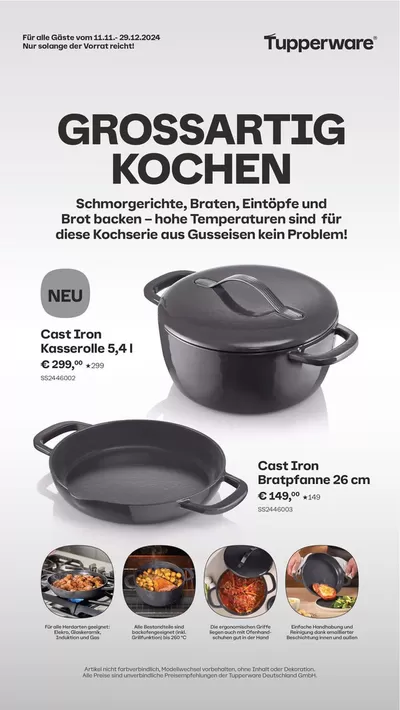 Tupperware Katalog in Tübingen | Attraktive Angebote entdecken | 11.11.2024 - 29.11.2024